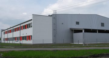 Hale magazynowe, produkcyjne oraz budynki biurowe i techniczne dla Flint Group Polska Sp. z o.o.
