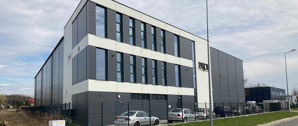 Nowa siedziba firmy PAJOR TECHNOLOGY sp. z o. o.